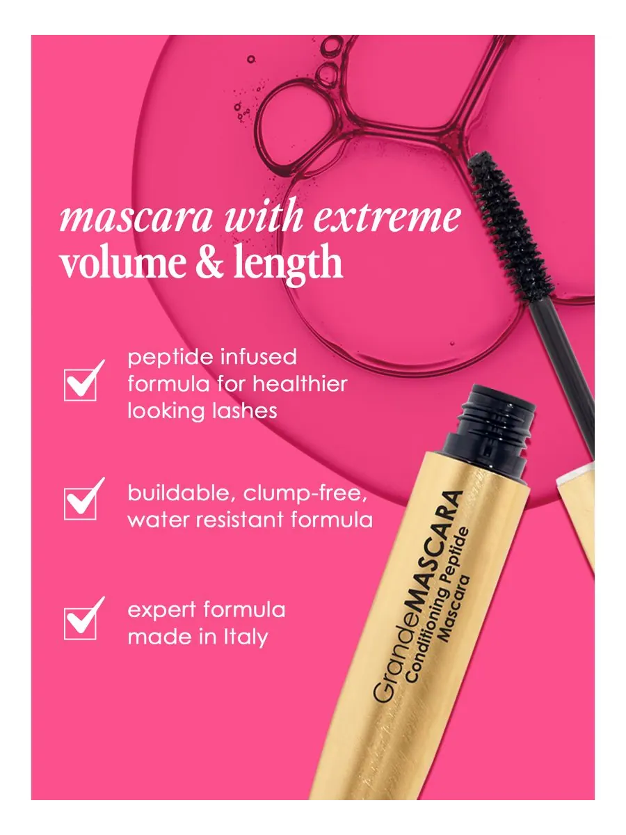 Тушь для ресниц GrandeMASCAR Conditioning Peptide Mascara Grande Cosmetics — изображение 9 из 10