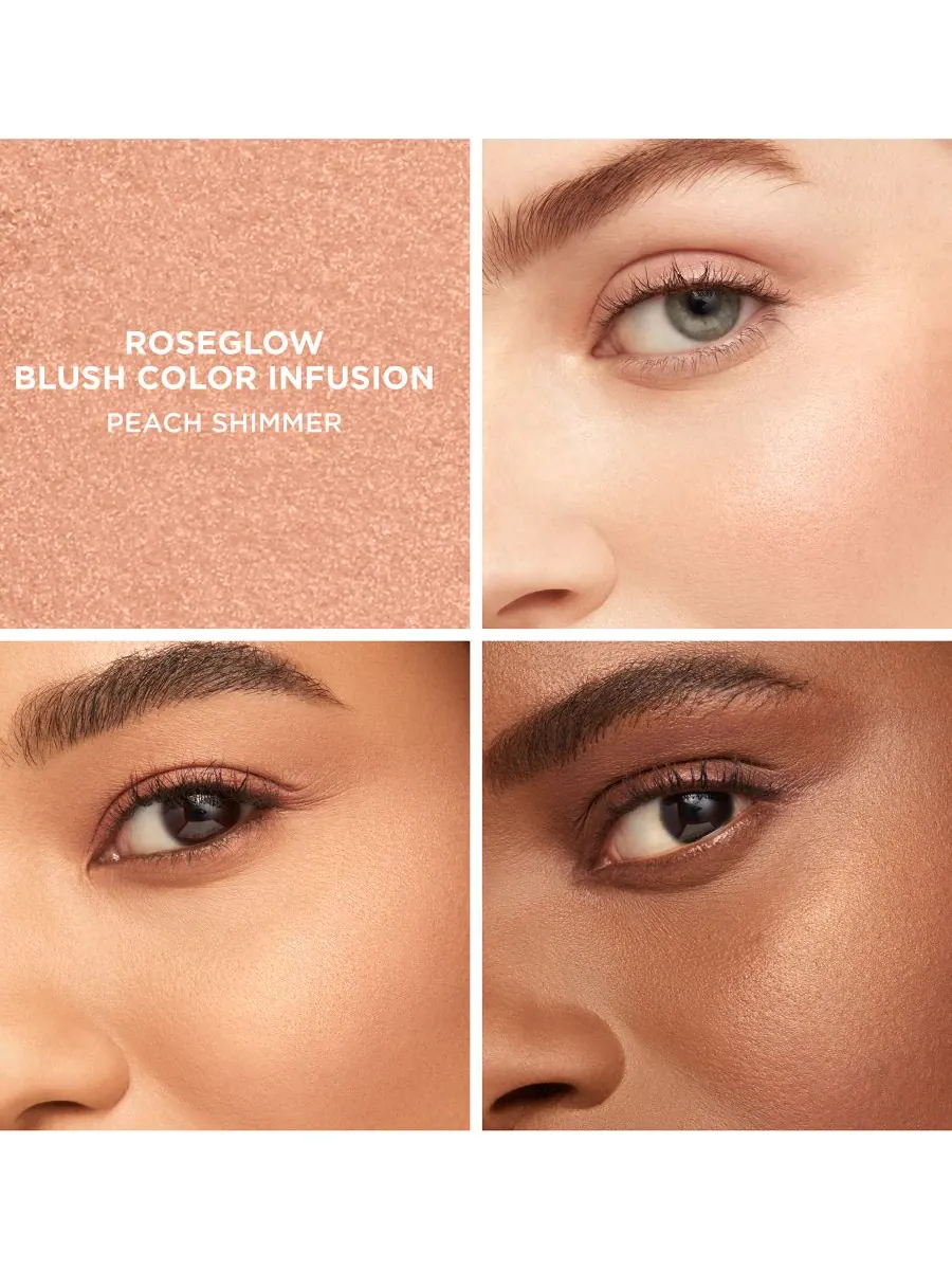 Румяна RoseGlow Blush Color Infusion Laura Mercier, цвет peach shimmer - shimmer pale nude — изображение 3 из 6