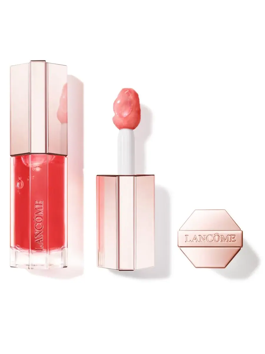 Lip Idôle JuicyTreat Lip Oil Gloss Lancôme, 16 розовыйy promise — изображение 1 из 10