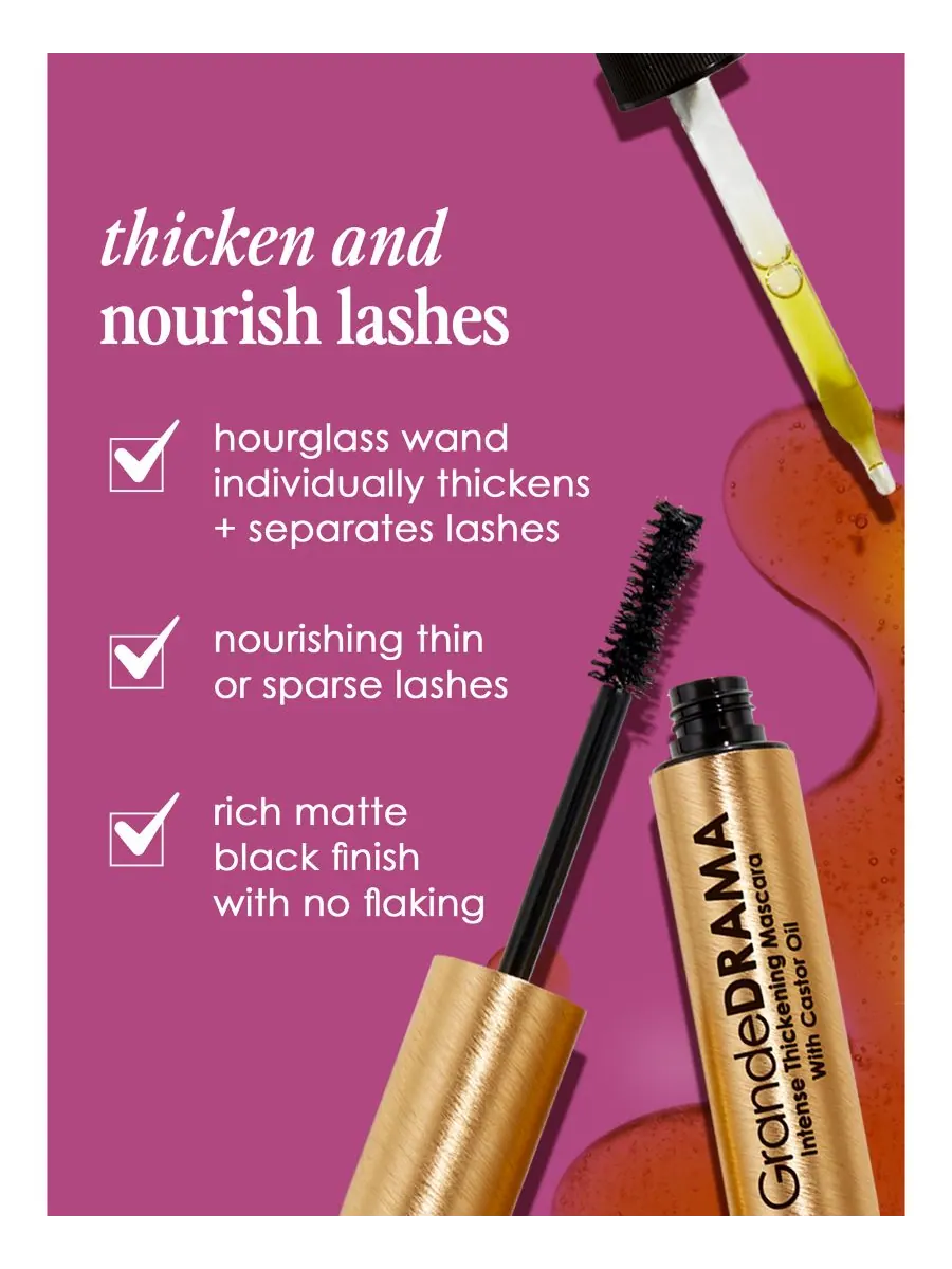 Тушь для ресниц GrandeDRAMA Intense Thickening Mascara Grande Cosmetics — изображение 9 из 10