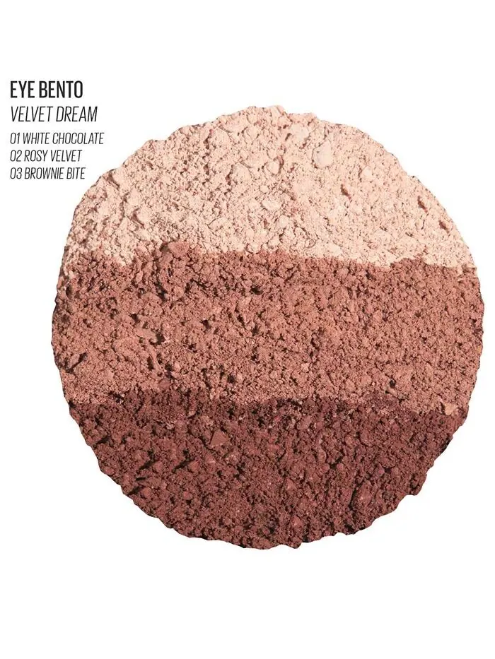 Трио теней для век Eye Bento Bouncy Kaja, цвет Velvet Dream — изображение 3 из 5