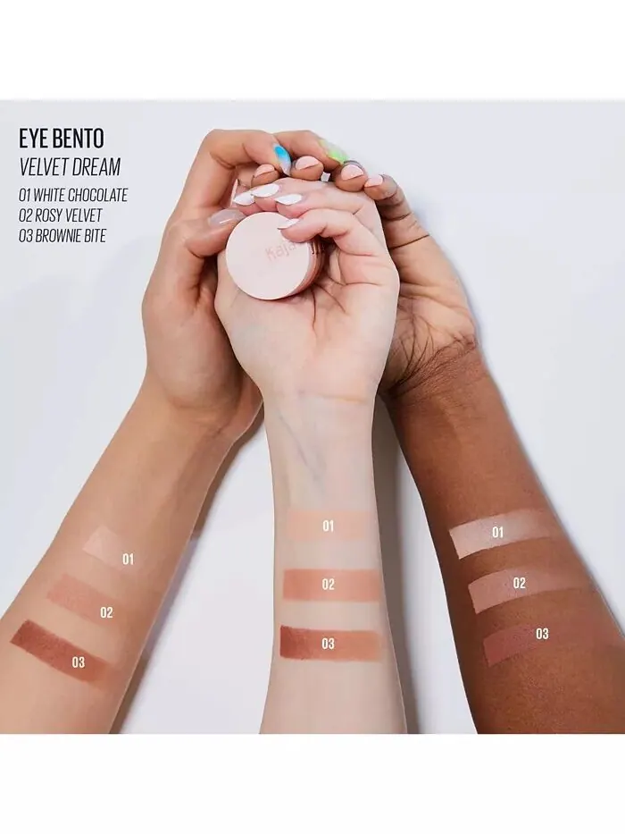 Трио теней для век Eye Bento Bouncy Kaja, цвет Velvet Dream — изображение 4 из 5