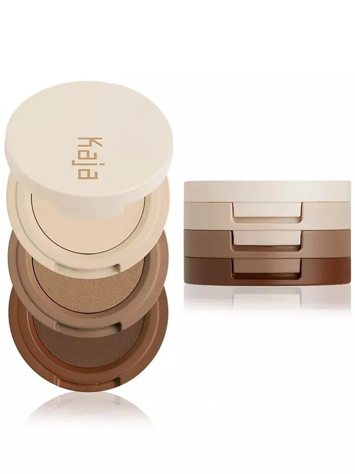 Трио теней для век Bento Bouncy Eyeshadow Kaja, цвет Neutral Moment — изображение 1 из 5