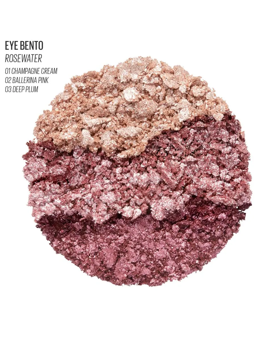 Набор из трех упругих теней для век Eye Bento Bouncy Eyeshadow Trio, 0,03 унции Kaja — изображение 2 из 5