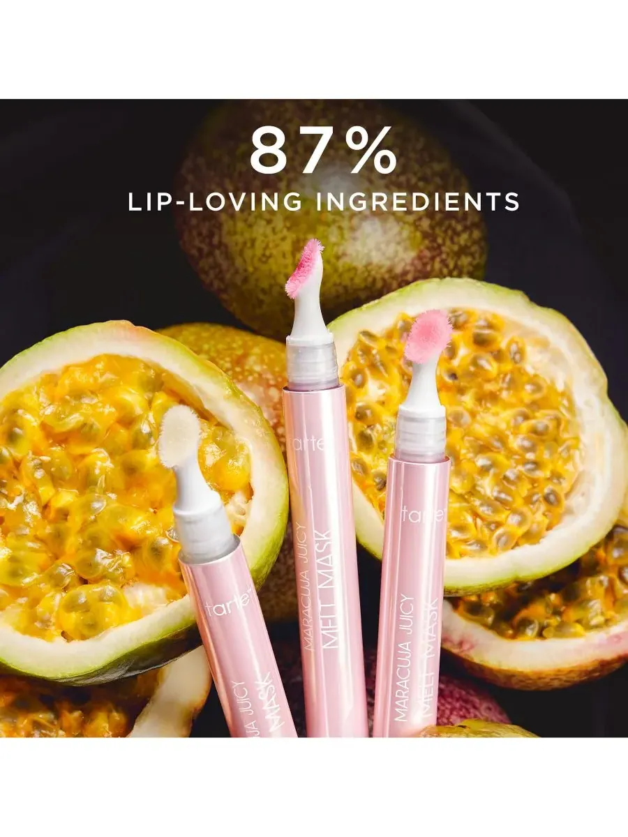 Маска для губ Maracuja Juicy Lip Melt Mask Tarte, Glaze — изображение 10 из 10