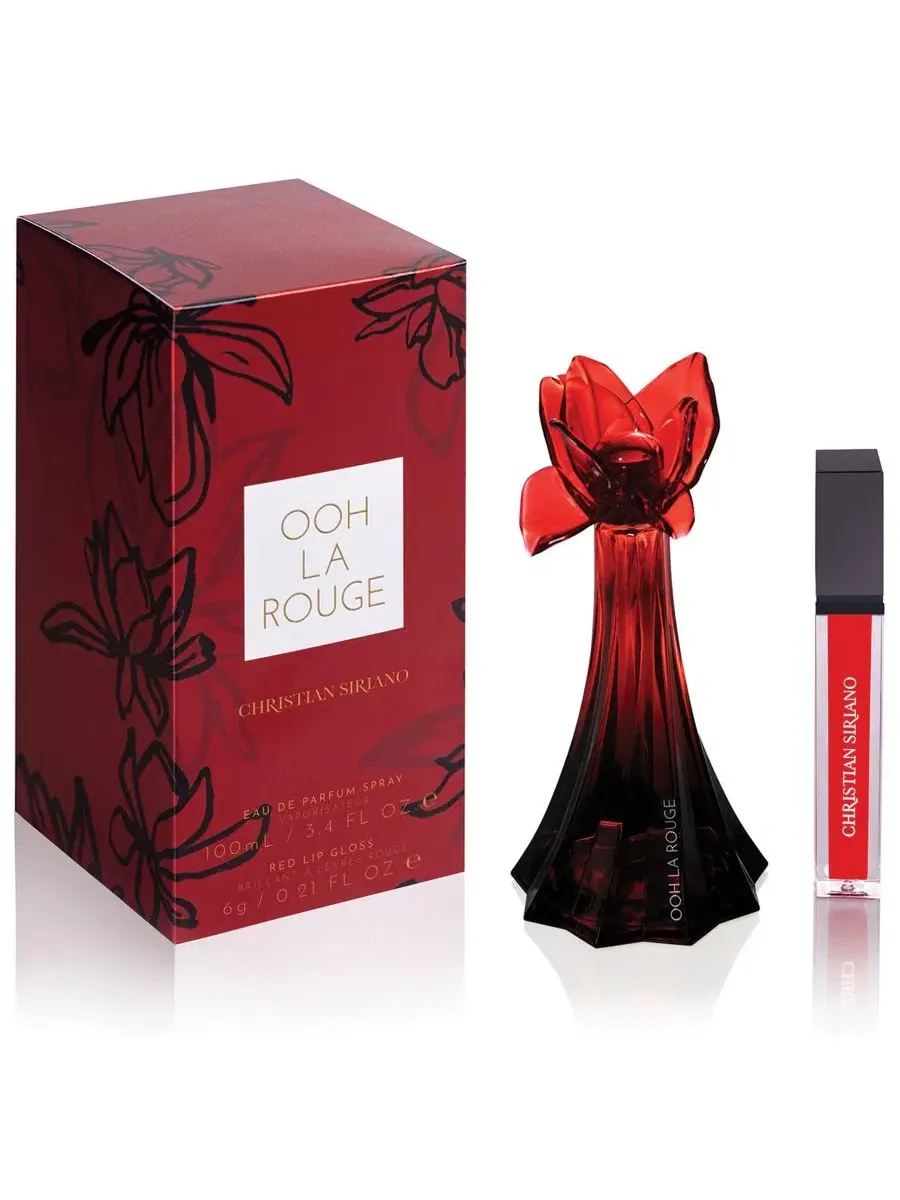 Парфюмерная вода Ooh La Rouge с блеском для губ Christian Siriano, 100 мл — изображение 3 из 5