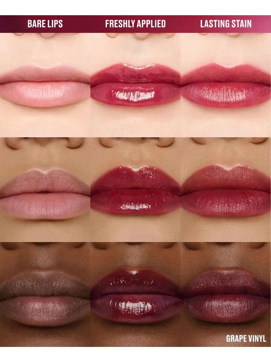 Тинт для губ MAC Lustreglass Stained Glass Lip Tint, Grape Vinyl — изображение 4 из 7