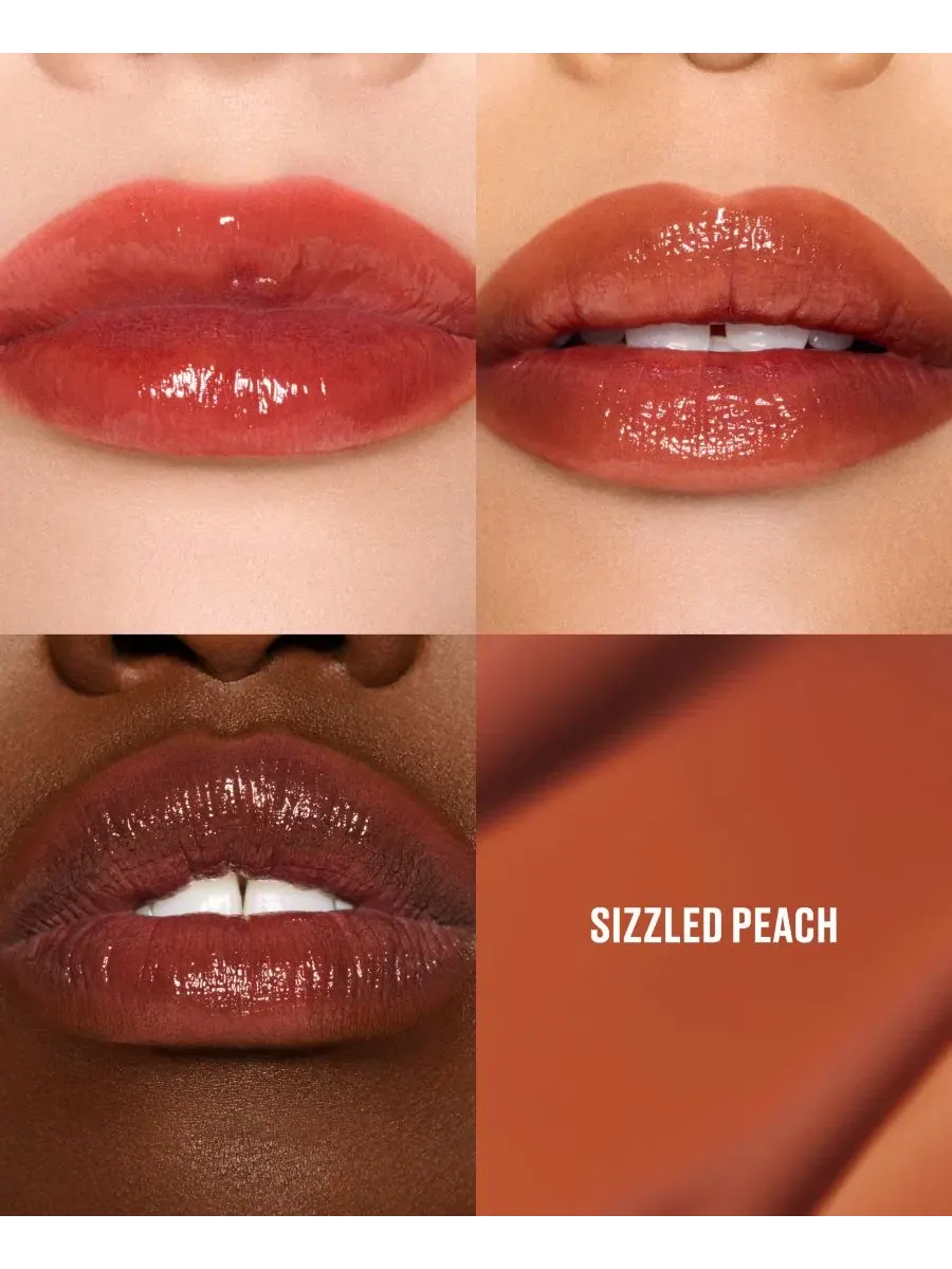 Тинт для губ MAC Lustreglass Stained Glass Lip Tint, Sizzled Peach — изображение 3 из 7