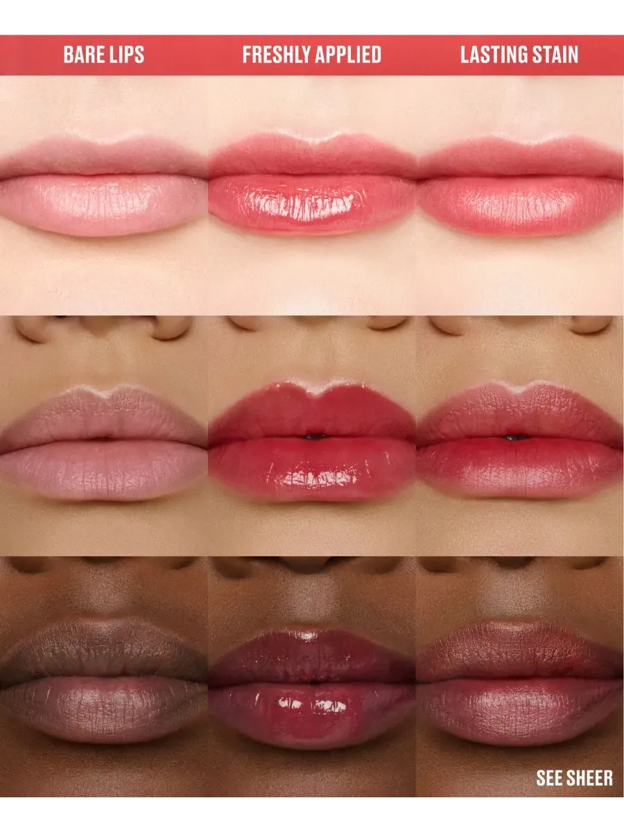 Тинт для губ MAC Lustreglass Stained Glass Lip Tint, See Sheer — изображение 4 из 7