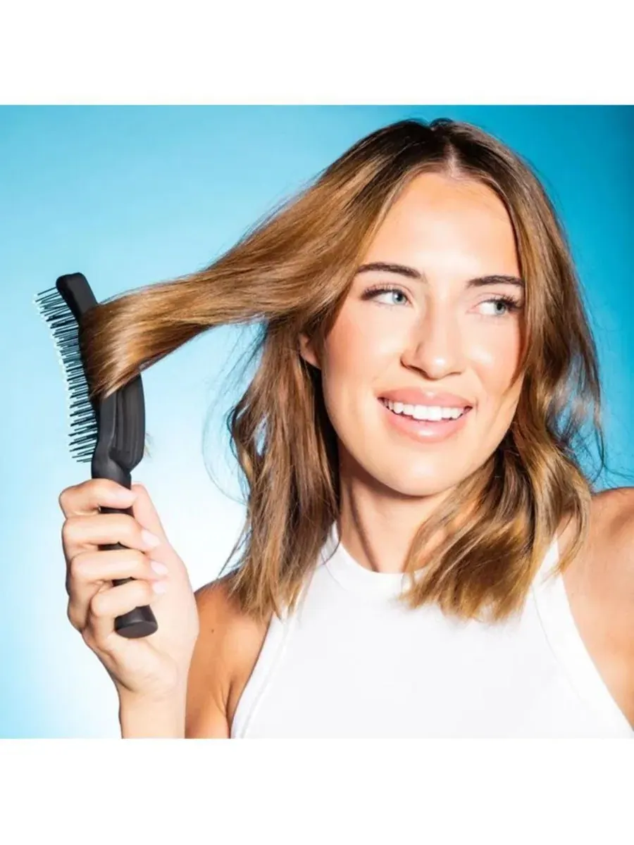Щетка для волос с вентиляцией, изогнутая, для быстрой сушки Gimme Beauty — 5
