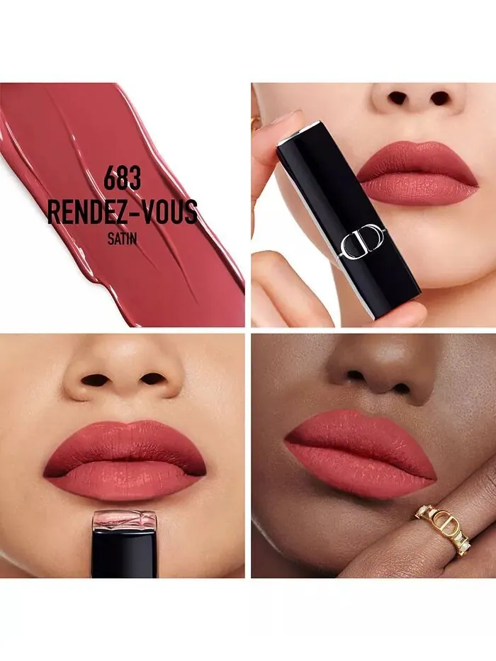 Рефил для губной помады Rouge Dior – Сатиновый, цвет 683 Rendez-vous - the iconic nude — изображение 2 из 7