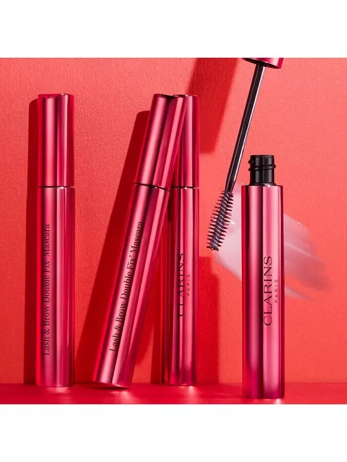 Водостойкая тушь для ресниц и бровей Double Fix Clarins — изображение 4 из 7