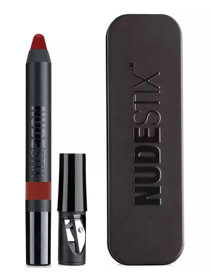 Интенсивный матовый карандаш для губ + карандаш для щек Nudestix, цвет Belle — изображение 1 из 6