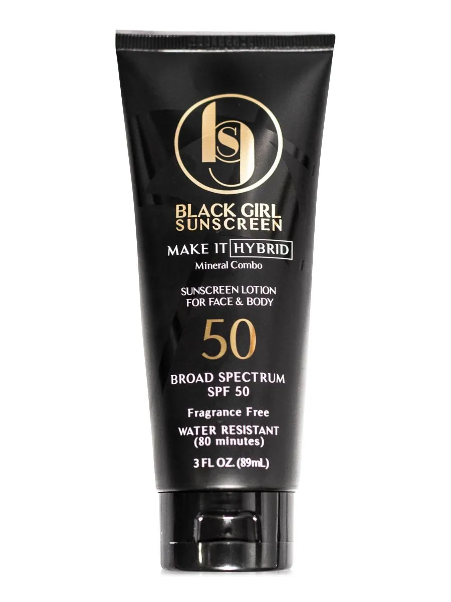 Солнцезащитный крем Make It Hybrid SPF 50, 85 г Black Girl Sunscreen, — без цвета