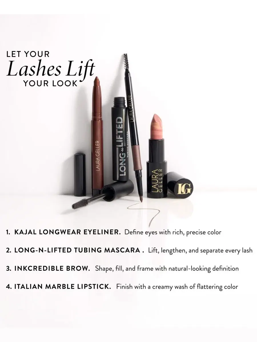 Тушь для ресниц с эффектом удлинения и подъема Long-N-Lifted Laura Geller Beauty — изображение 4 из 8