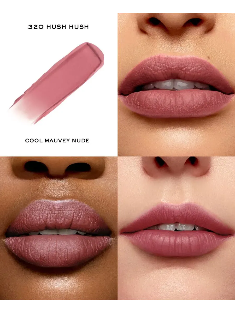 L'Absolu Rouge Intimatte Lancôme, 320 Hush Hush — изображение 2 из 7