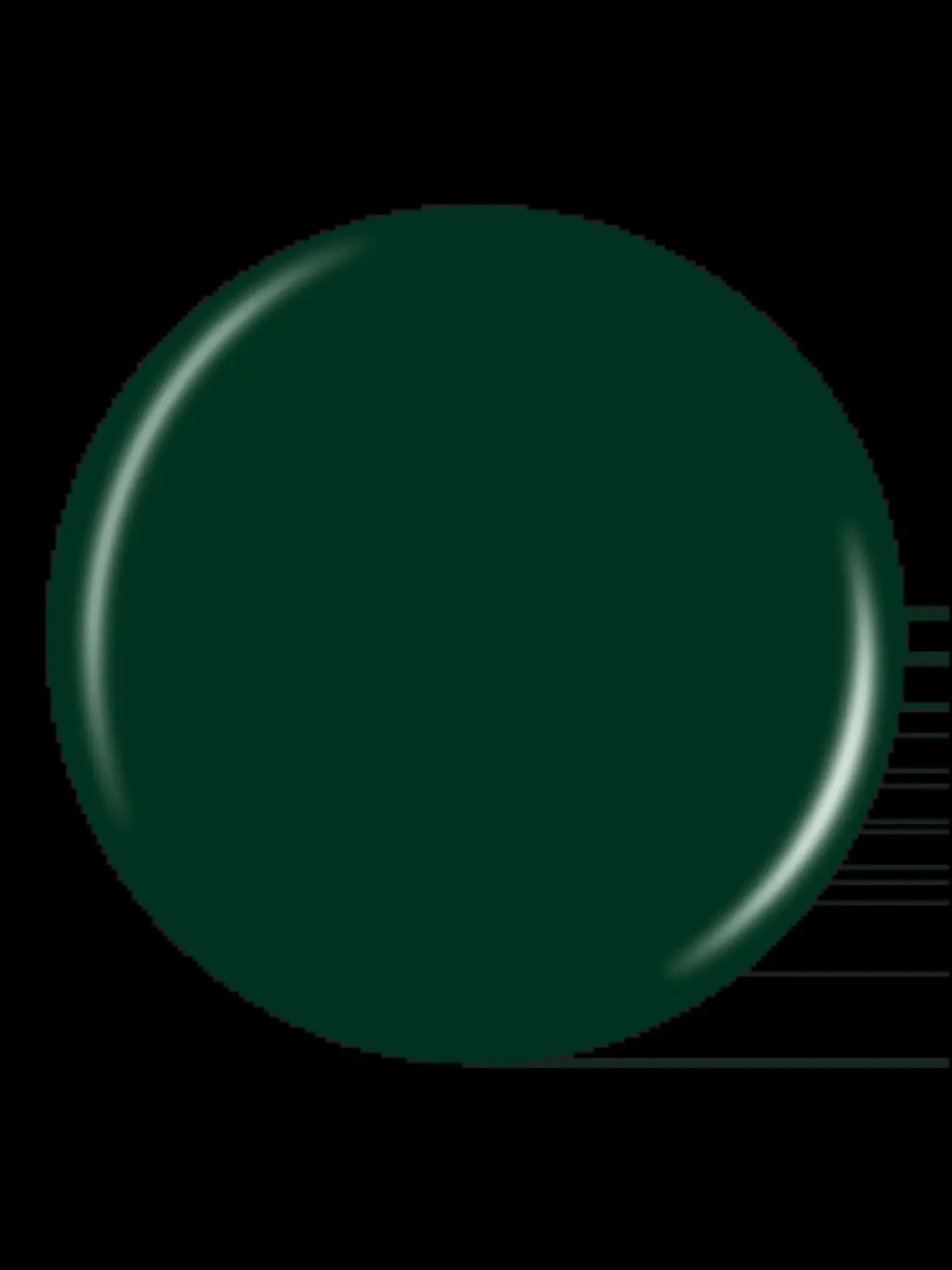 Лак для ногтей China Glaze Mega Pigment Crème Cool Tones, Midnight Pine (forest green), 14 мл — изображение 2 из 4