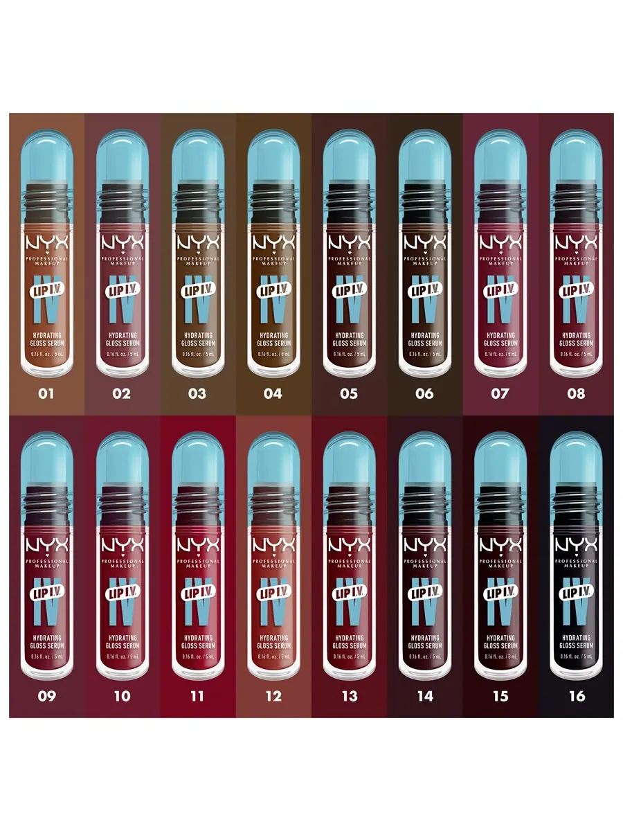 Увлажняющий блеск для губ NYX Professional Makeup Lip I.V. Hydrating Gloss Stain — изображение 5 из 5