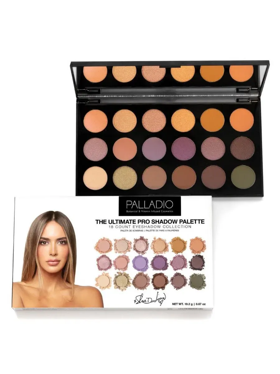 Палитра теней Ultimate Pro Shadow Palette, созданная в сотрудничестве с Шеннон Де Лима Palladio