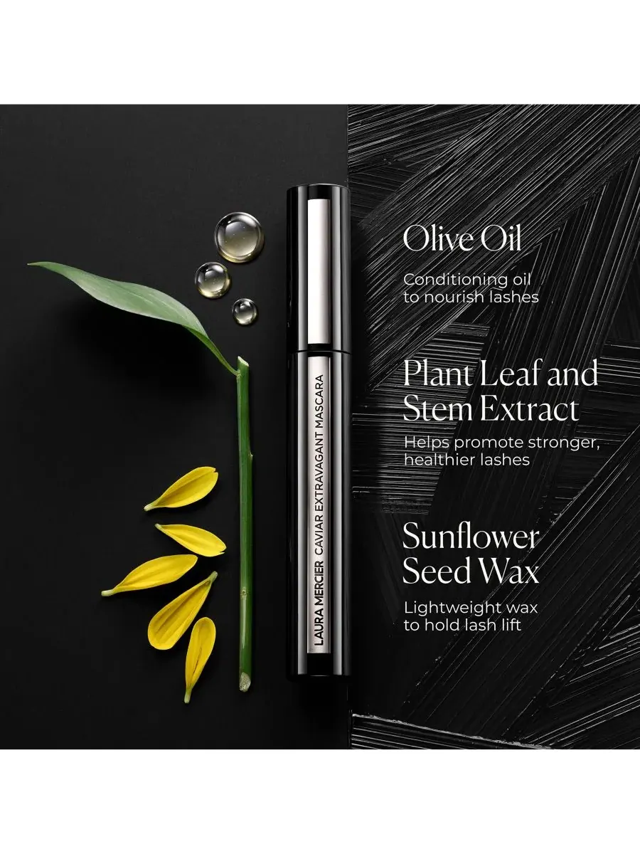 Laura Mercier Тушь для ресниц Caviar Extravagant для придания объема и удлинения ресниц — изображение 5 из 8