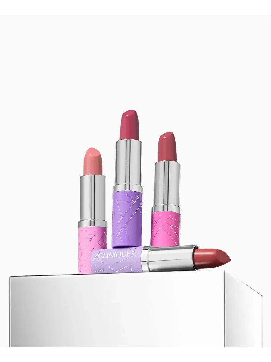 Набор из 4 помад Clinique Pop Longwear, Nude Pop, Blush Pop, Fig Pop, Plum Pop — изображение 3 из 6