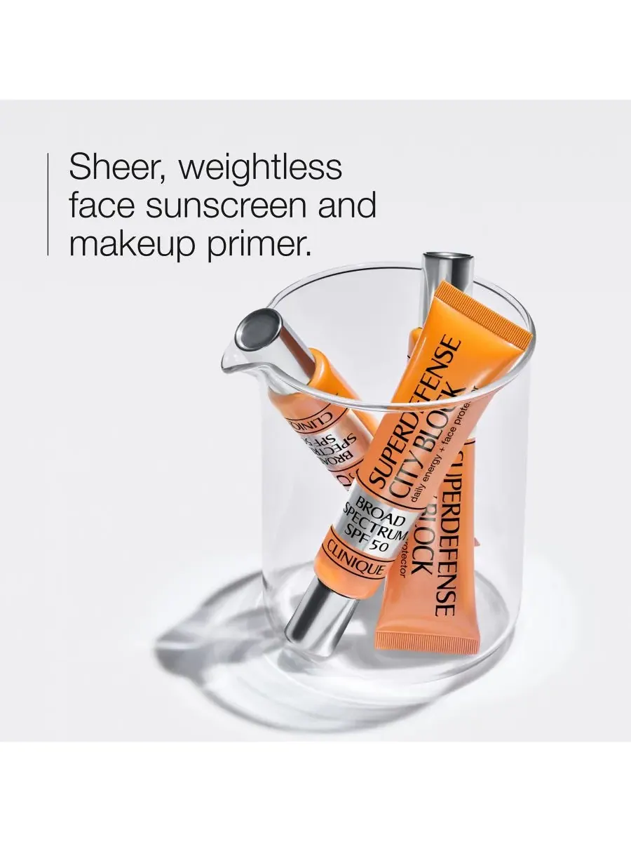 Clinique Superdefense City Block Broad Spectrum SPF 50 Daily Energy + Face Protector, 1.3 унции — изображение 2 из 7