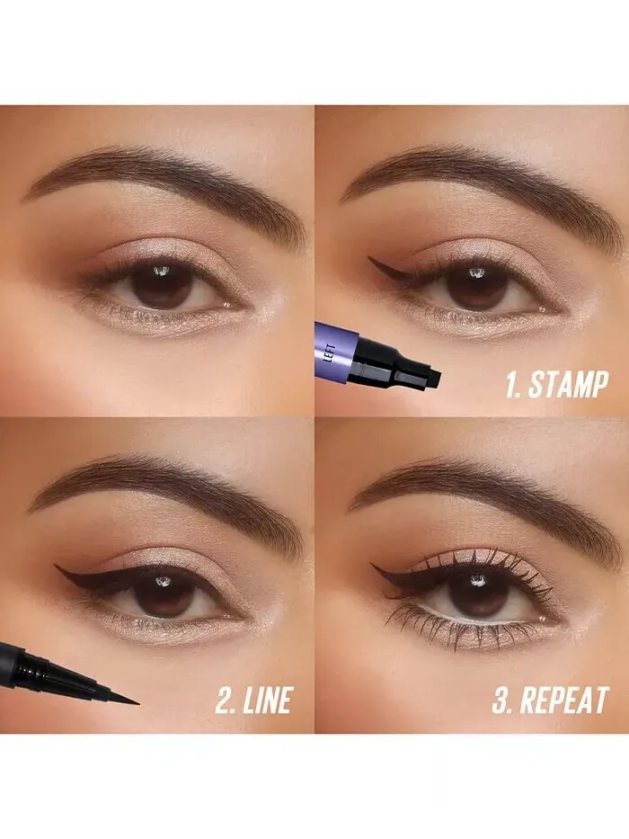 Длинная водостойкая подводка для глаз Wink Stamp и ручка с крылышками Kaja — изображение 5 из 8