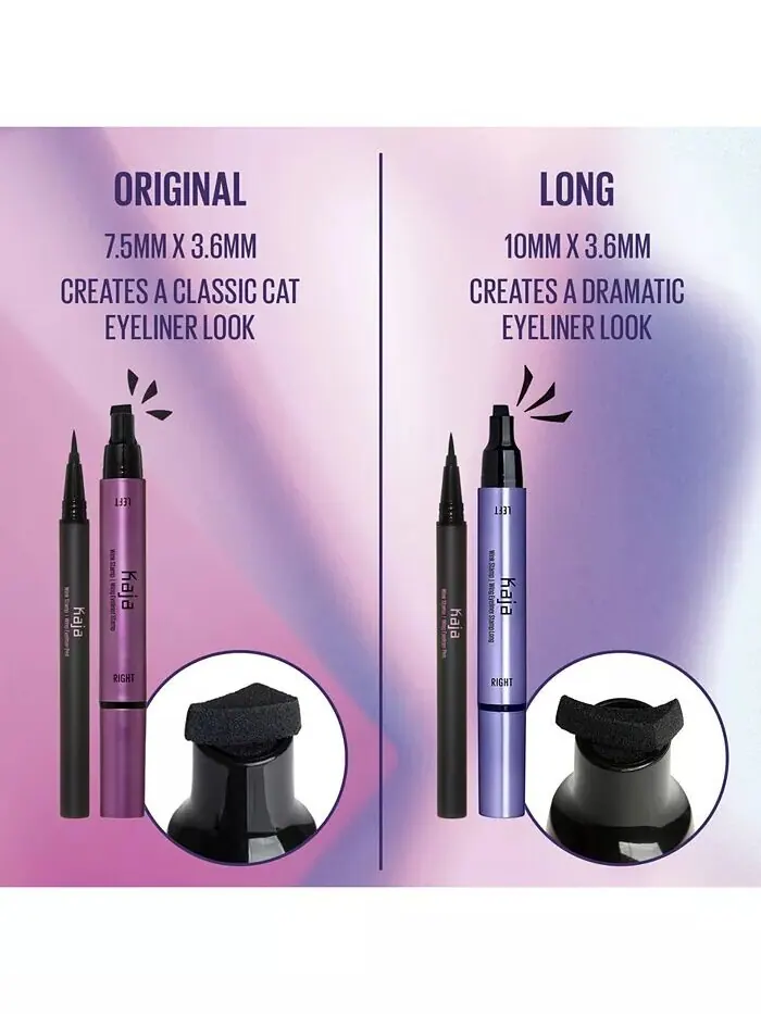 Длинная водостойкая подводка для глаз Wink Stamp и ручка с крылышками Kaja — изображение 7 из 8