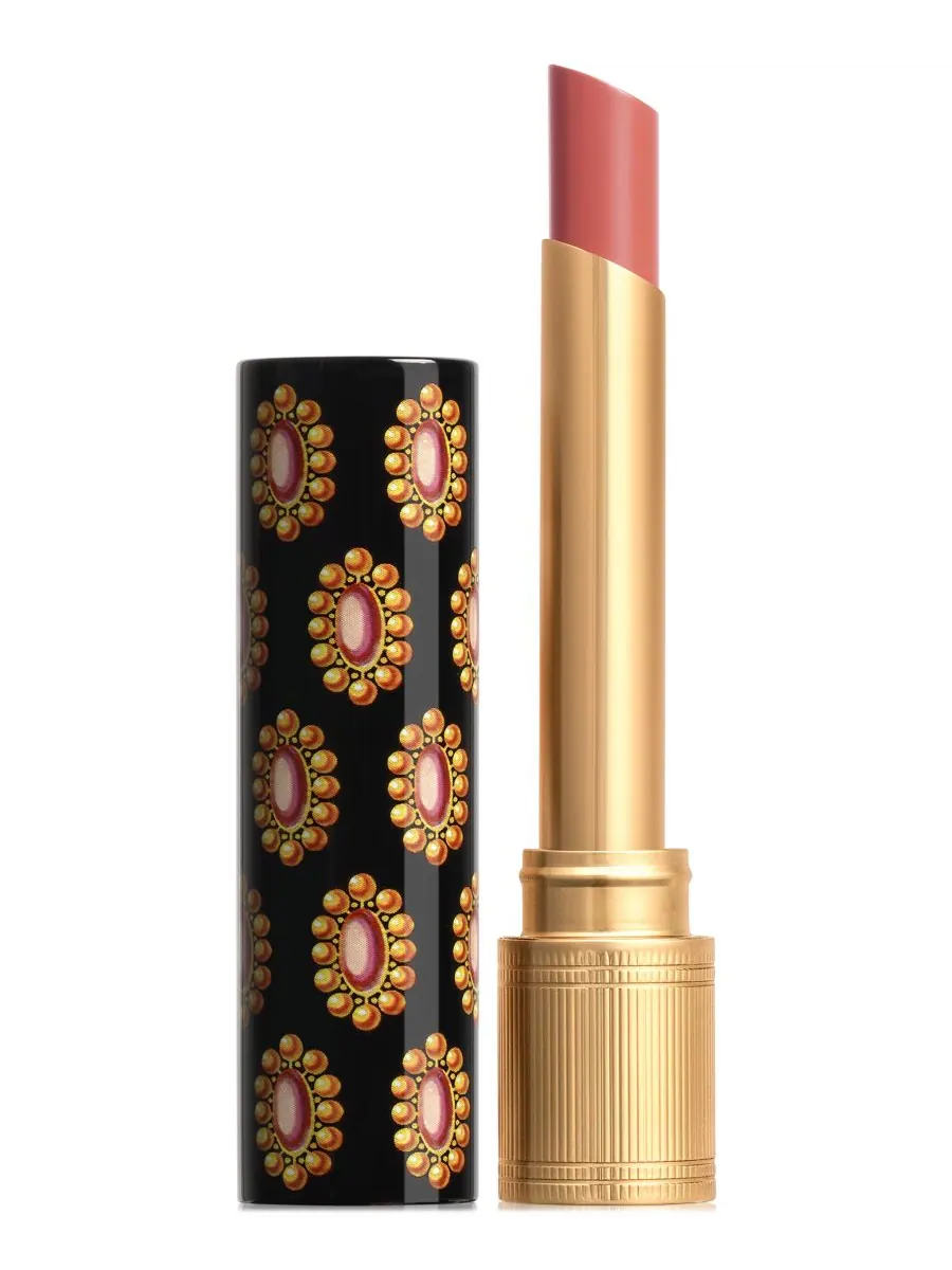 Губная помада Rouge de Beaut? Brillant Glow & Care Gucci, цвет 112 - sally soft honey — изображение 1 из 10