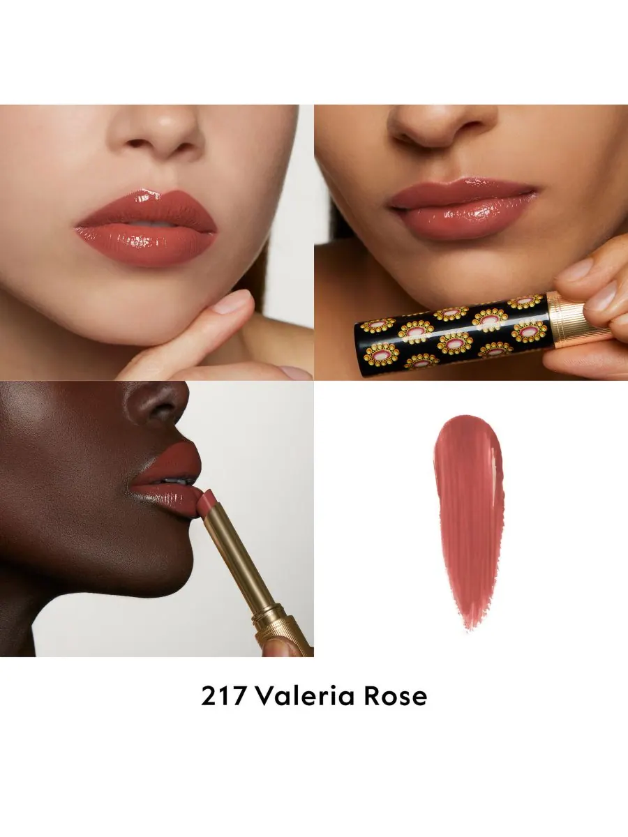 Губная помада Rouge de Beauté Brillant Glow & Care Gucci — изображение 2 из 10