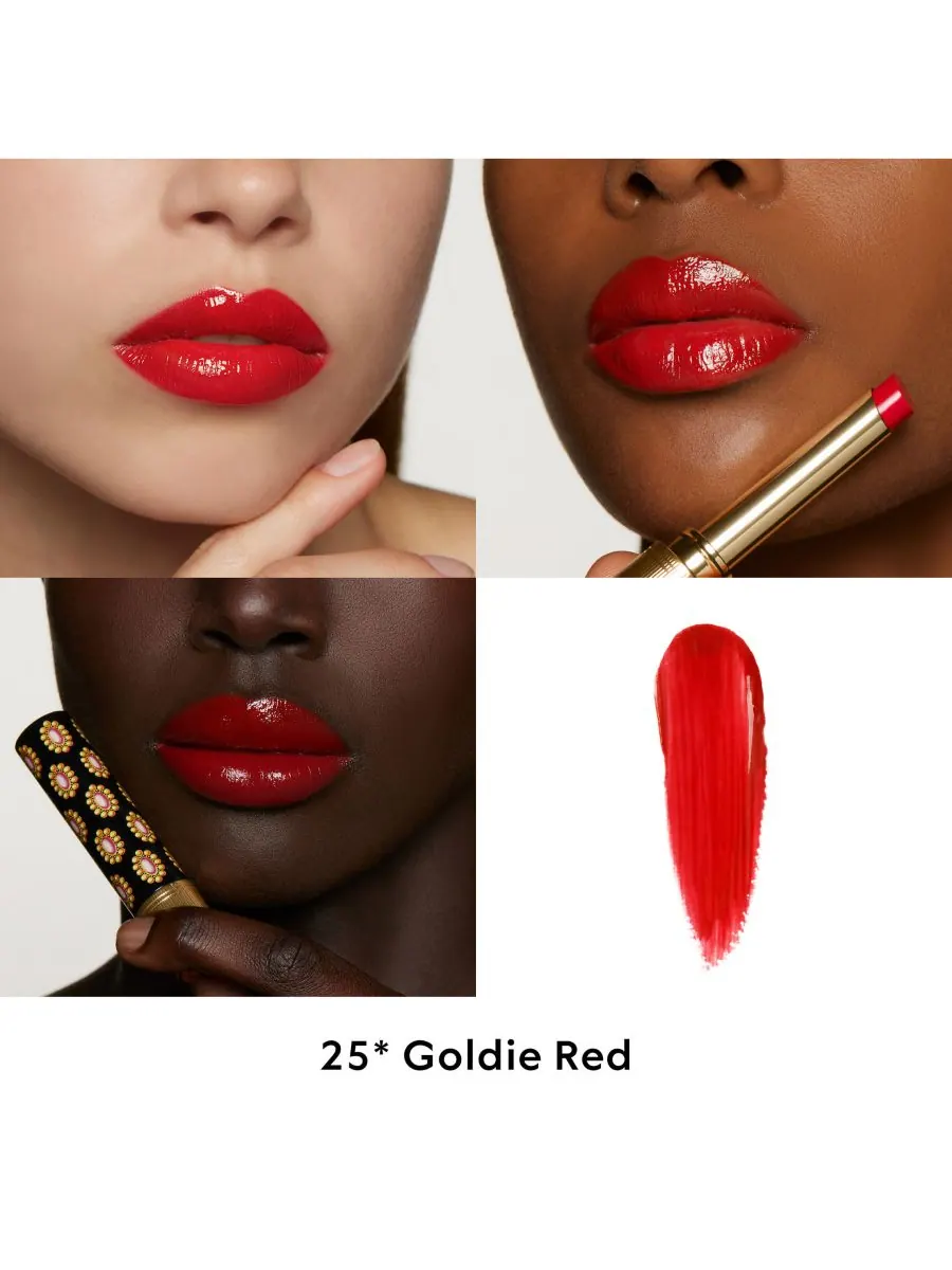 Губная помада Rouge de Beauté Brillant Glow & Care Gucci — изображение 2 из 10