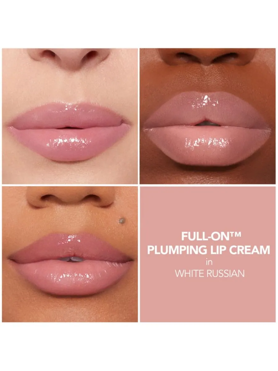 Увеличивающий объем губ крем для губ Full-On Plumping Lip Cream, дорожный формат, 0,7 унции Buxom — изображение 3 из 6