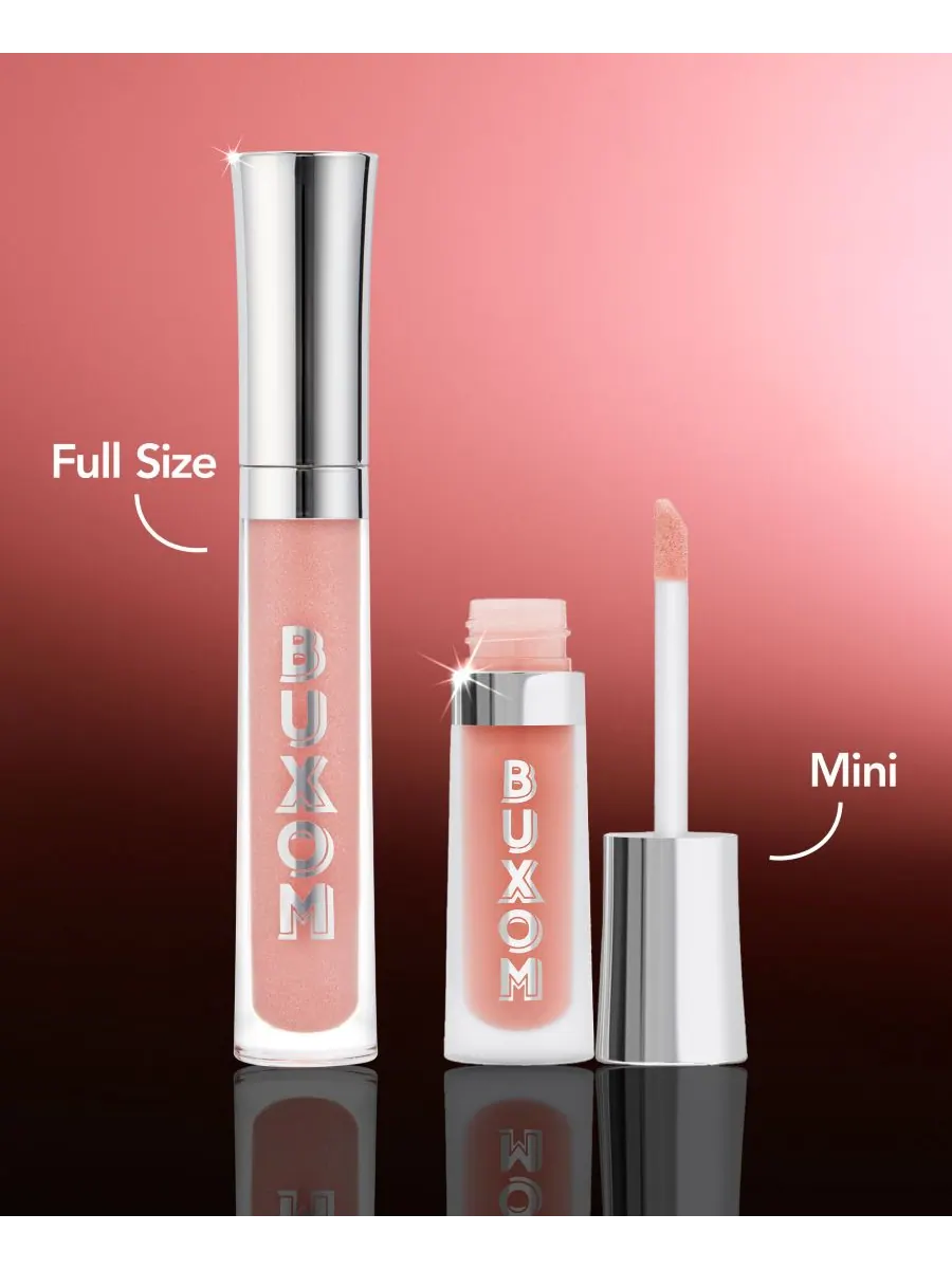 Увеличивающий объем губ крем для губ Full-On Plumping Lip Cream, дорожный формат, 0,7 унции Buxom — изображение 4 из 6