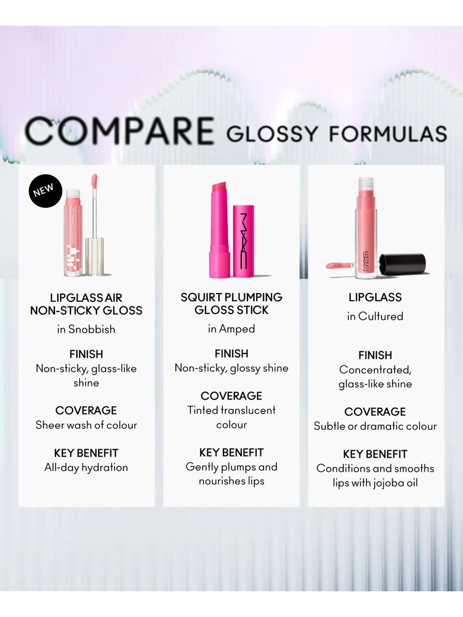 Блеск для губ Lipglass Air, нелипкий MAC, цвет talented — изображение 6 из 6