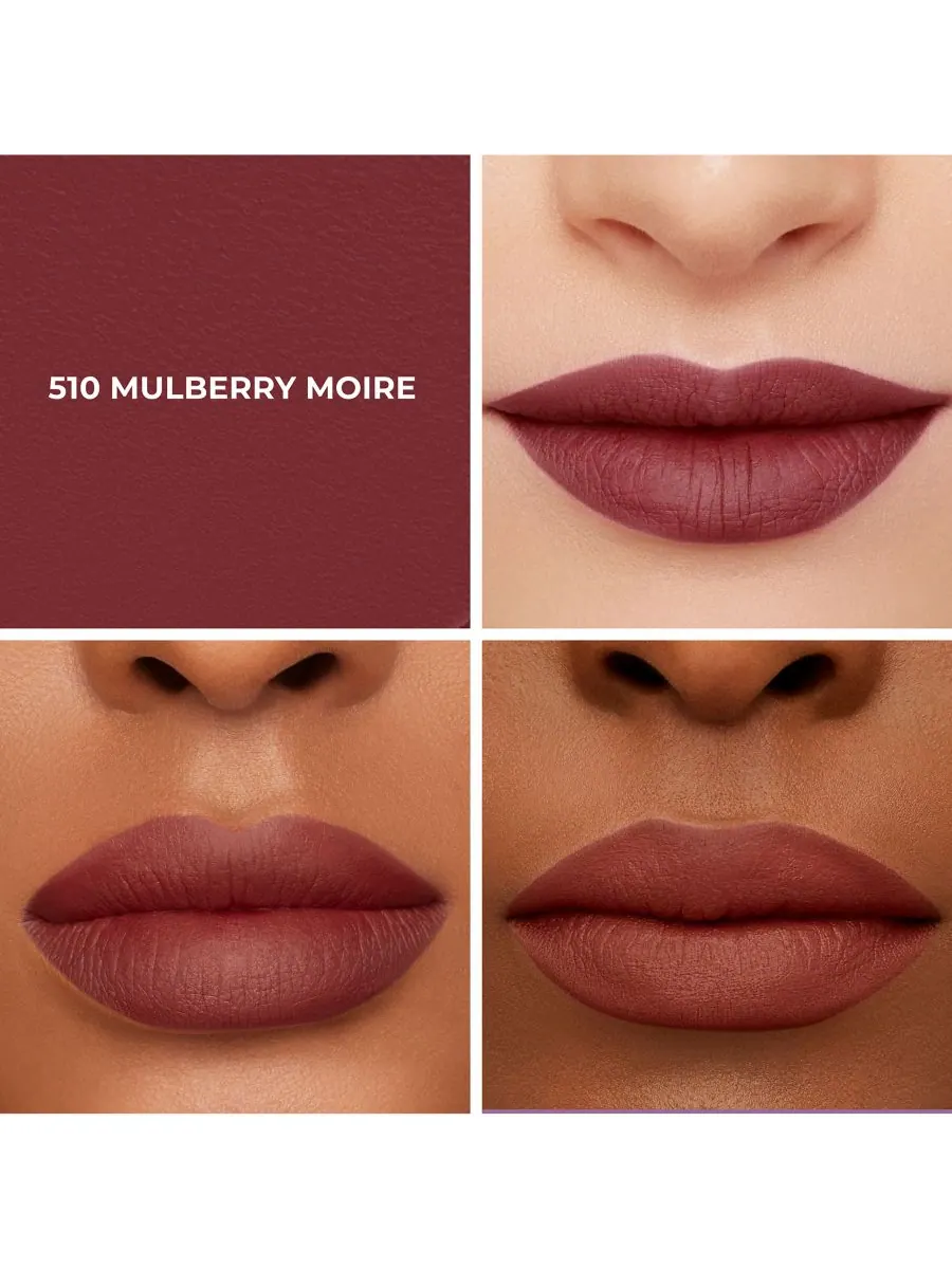 Матовая помада Caviar Smoothing Matte Lipstick Laura Mercier, цвет 510 mulberry moire — изображение 2 из 10