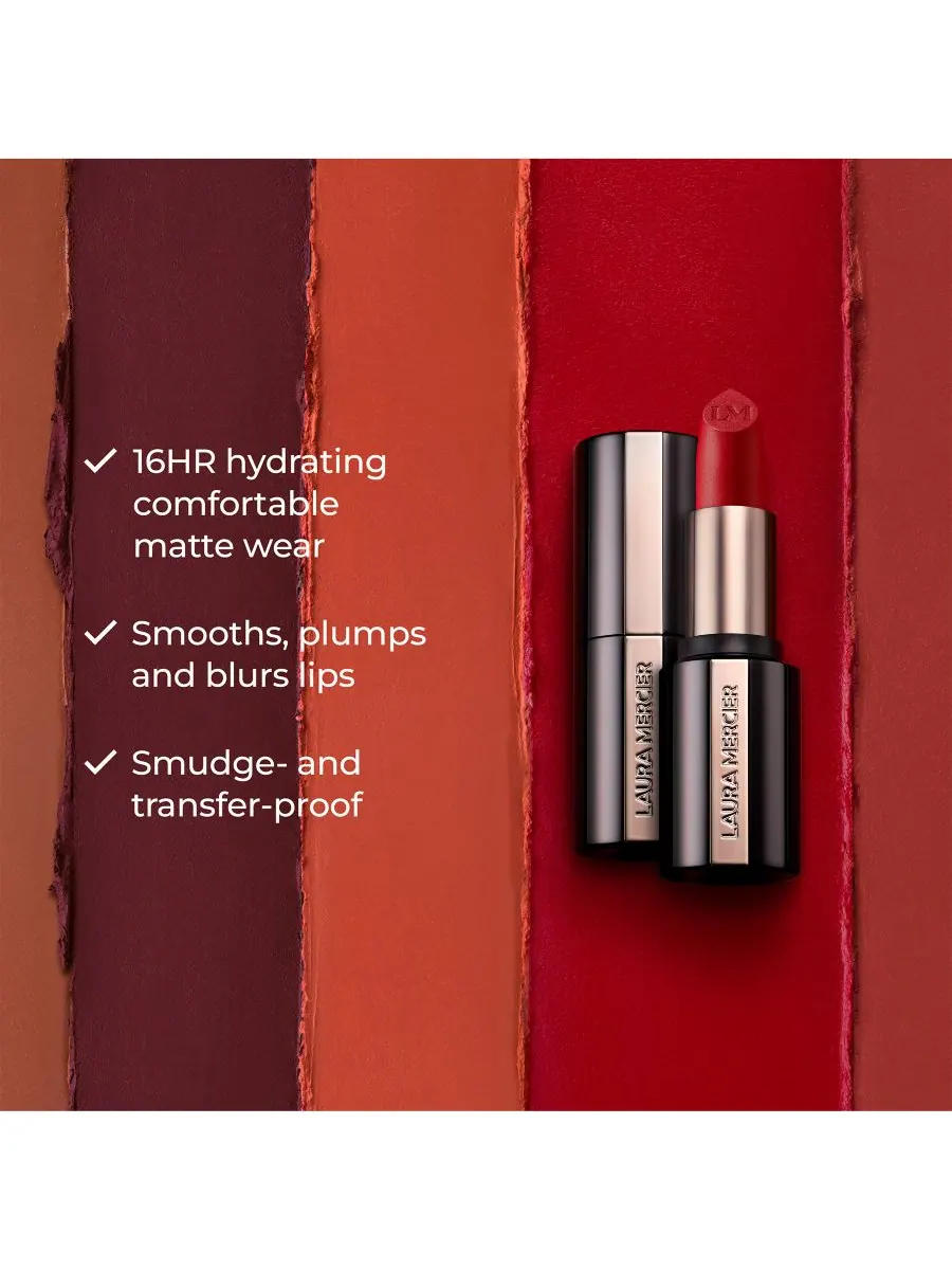 Матовая помада Caviar Smoothing Matte Lipstick Laura Mercier — изображение 5 из 10
