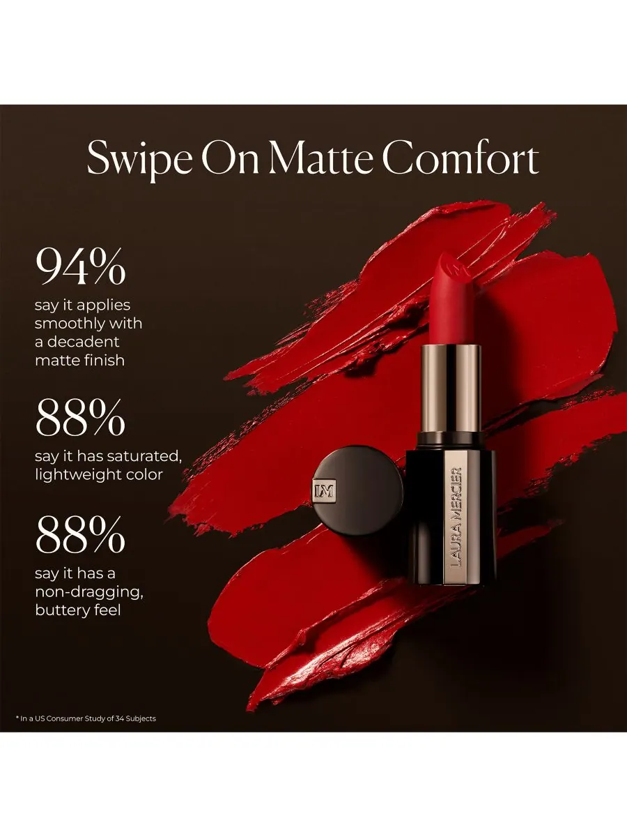 Матовая помада Caviar Smoothing Matte Lipstick Laura Mercier — изображение 7 из 10
