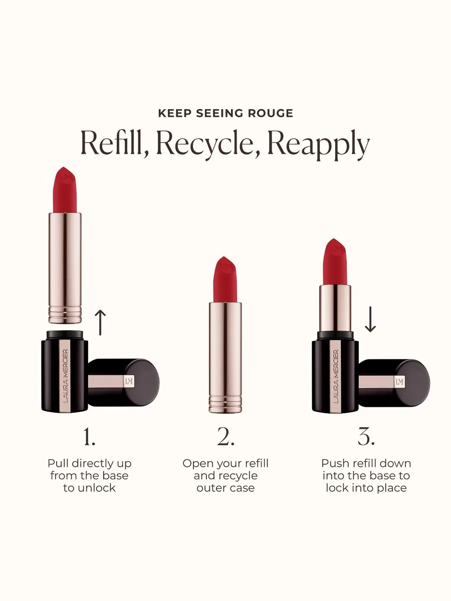 Матовая помада Caviar Smoothing Matte Lipstick Laura Mercier — изображение 8 из 10