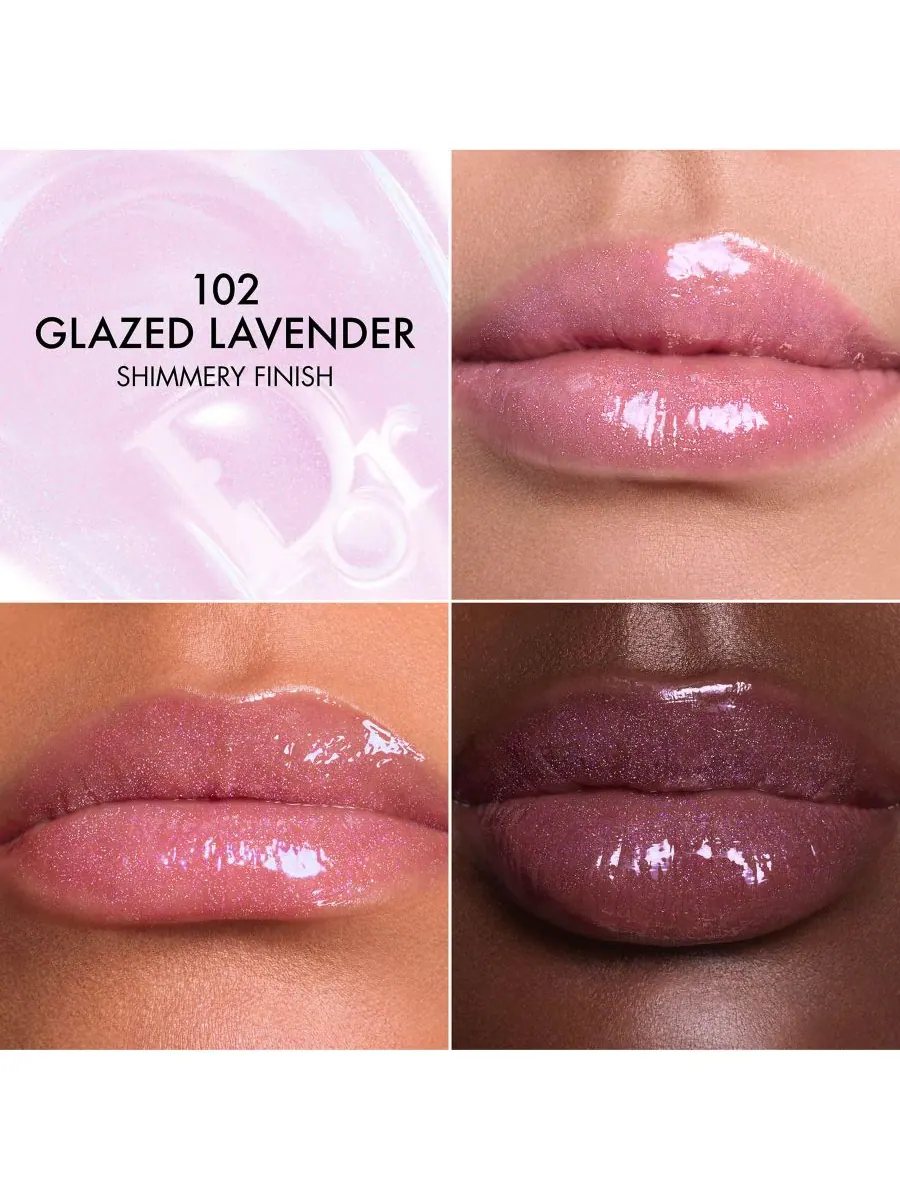 Бальзам для губ Addict Lip Glow Butter DIOR, цвет 102 glazed lavender — изображение 2 из 10