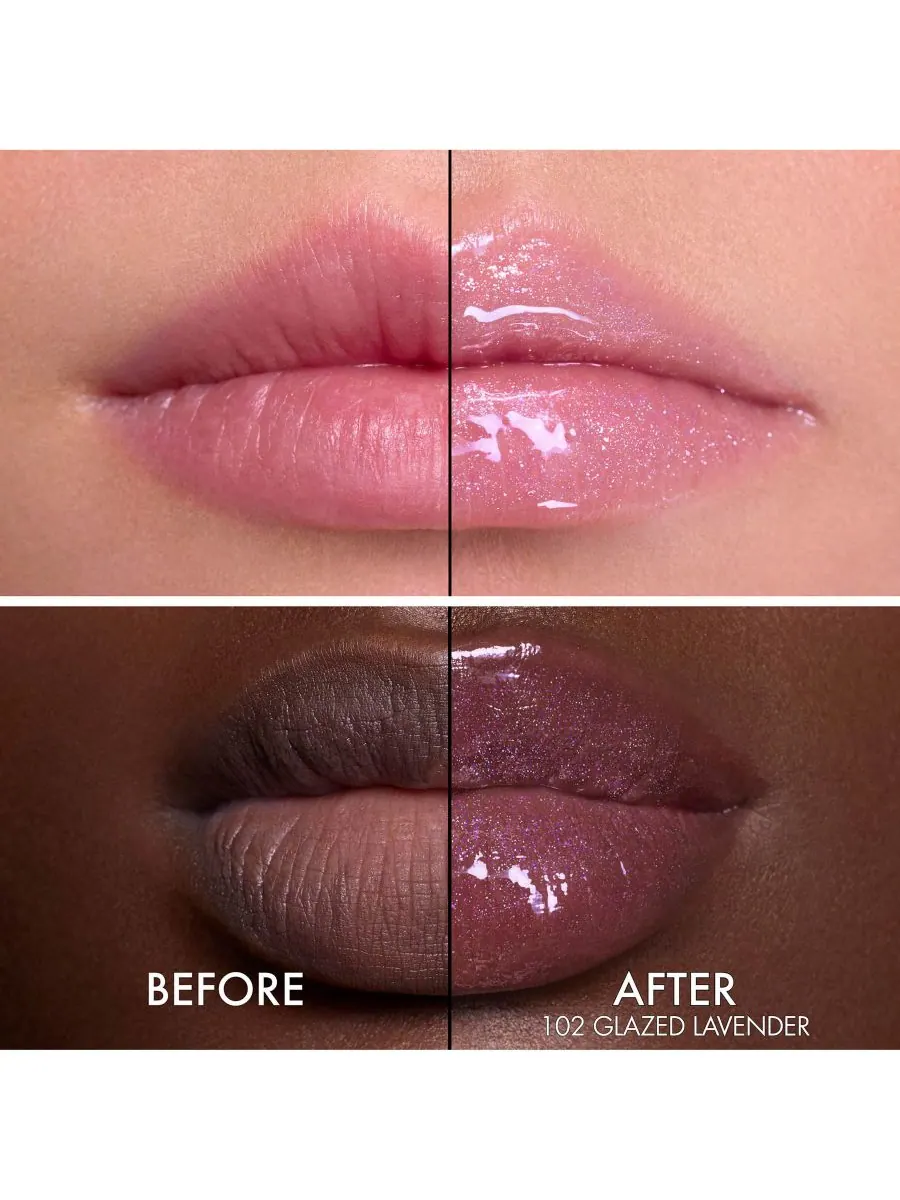 Бальзам для губ Addict Lip Glow Butter DIOR, цвет 102 glazed lavender — изображение 3 из 10