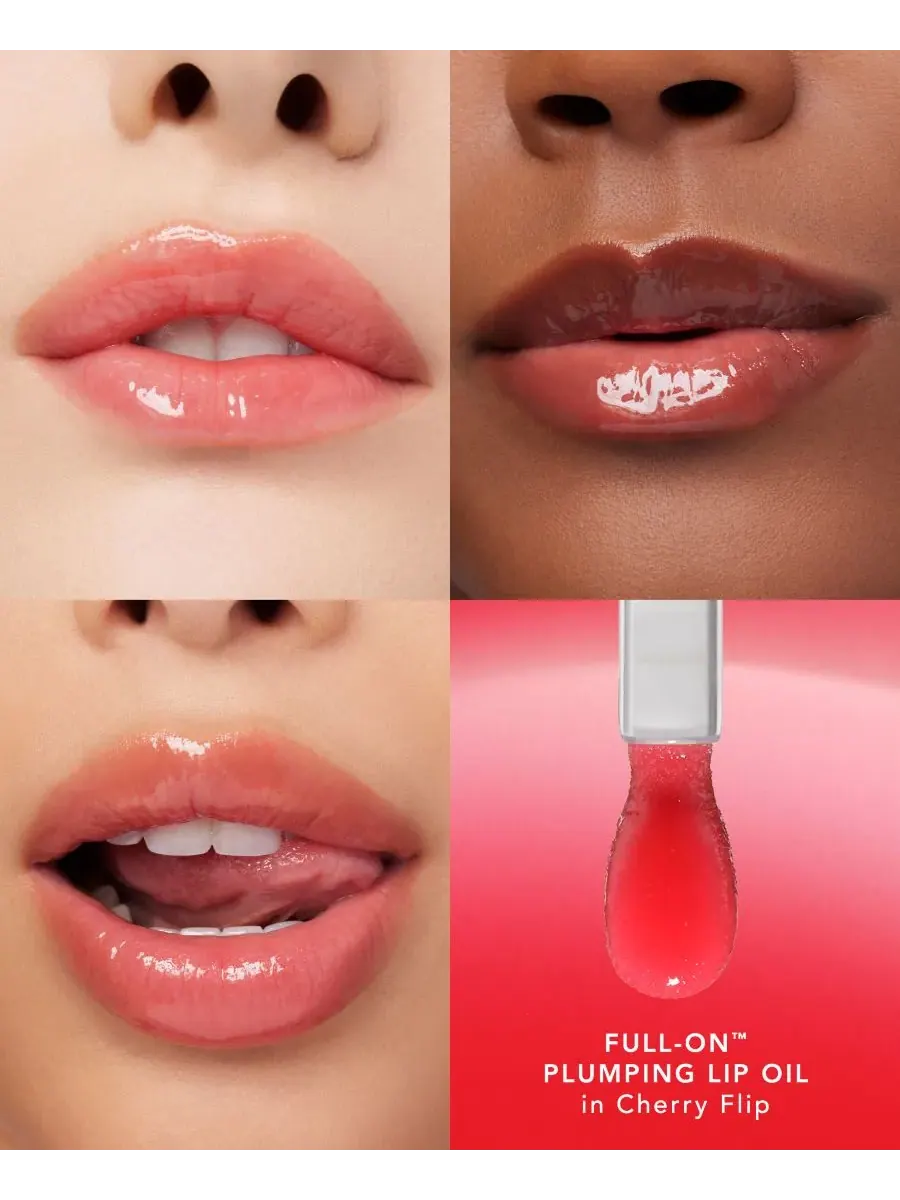 Масло для увеличения объема губ Full-On Buxom Cosmetics, Cherry Flip — изображение 6 из 7
