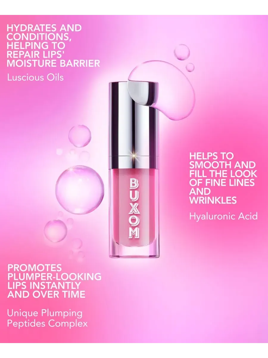 Масло для увеличения объема губ Full-On Buxom Cosmetics, Trixie — изображение 4 из 7