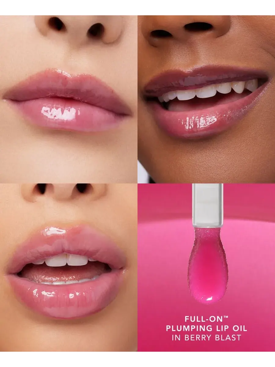 Масло для увеличения объема губ Full-On Buxom Cosmetics, Berry Blast — изображение 6 из 7