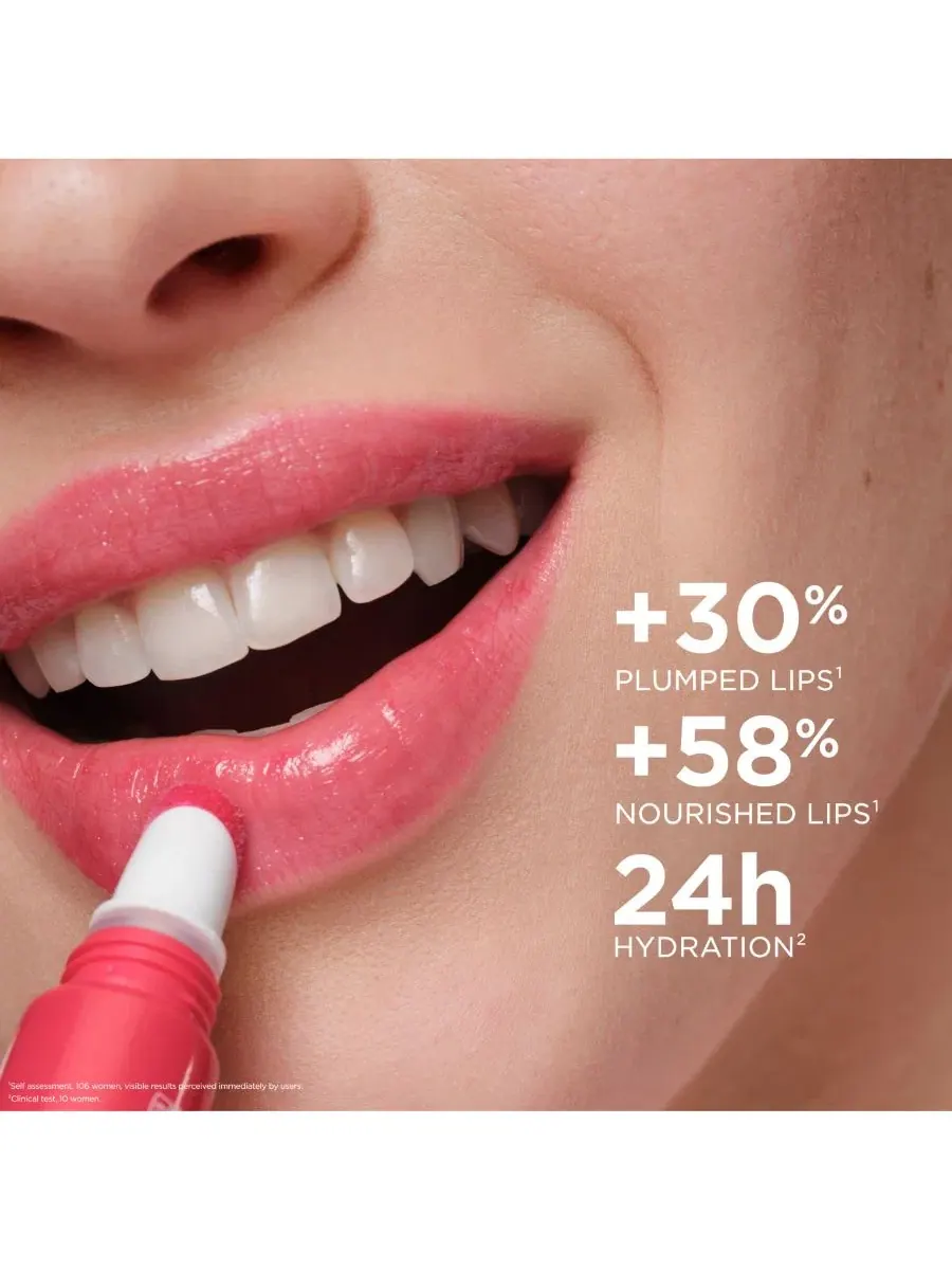Блеск для губ с пептидами, объем 8 мл, модель Lip Perfector Clarins, 24 Fuchsia Glow (Pearly Bright — изображение 3 из 8