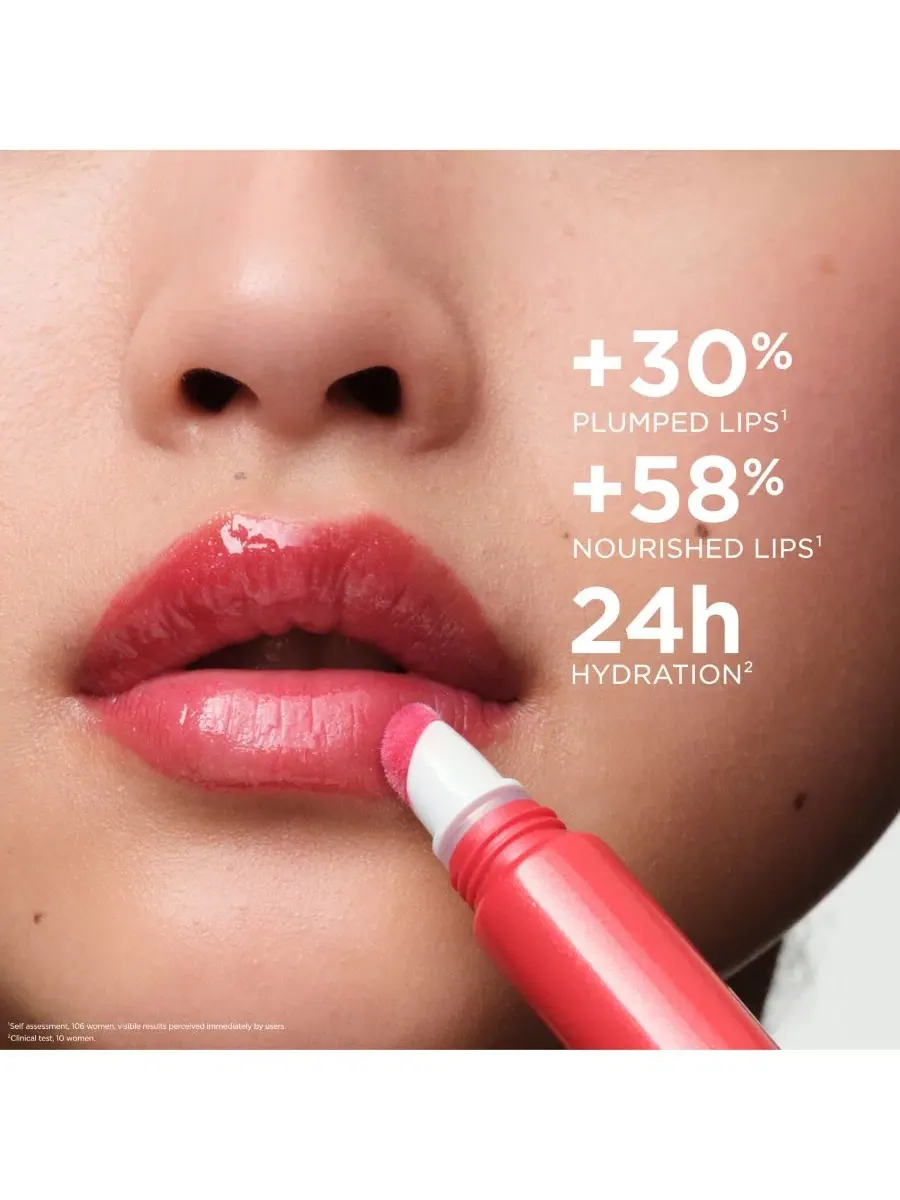 Блеск для губ с пептидами и объемом, 6 мл Clarins, 23 Pomegranate Glow — изображение 3 из 7