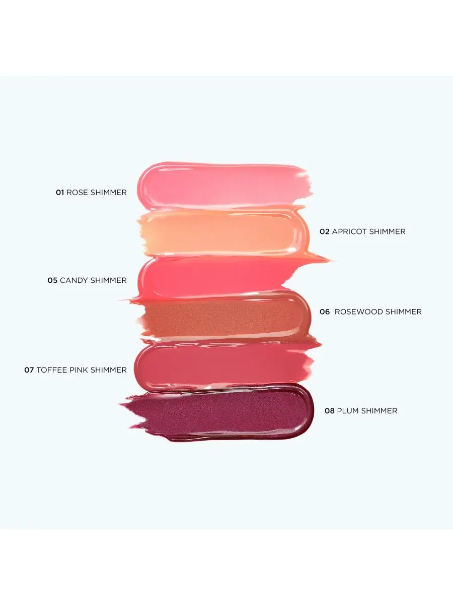 Блеск для губ с пептидами для объема и увлажнения Clarins, 06 Rosewood Shimmer (Rosy Nude) — изображение 5 из 9