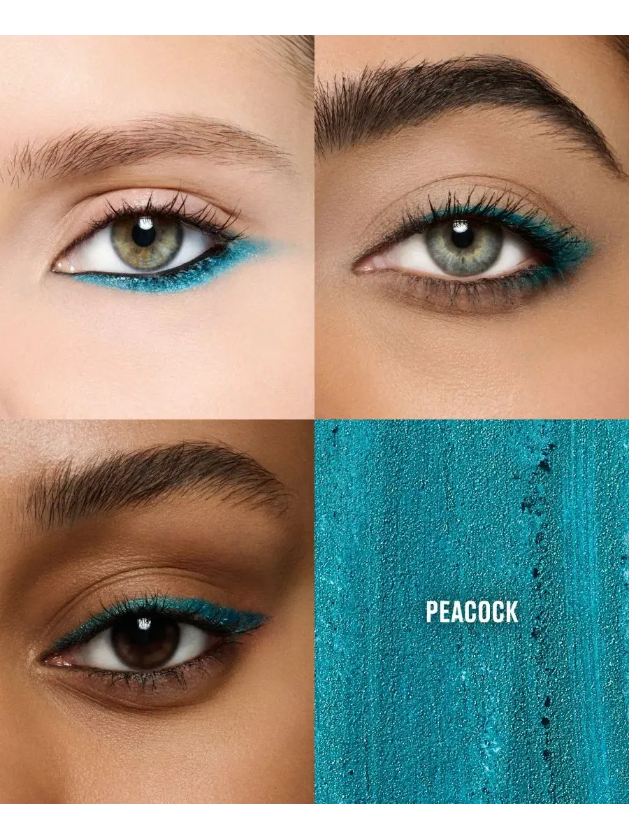 Каял-карандаш для глаз с эффектом smoky MAC Project Smoky, Peacock — изображение 3 из 8