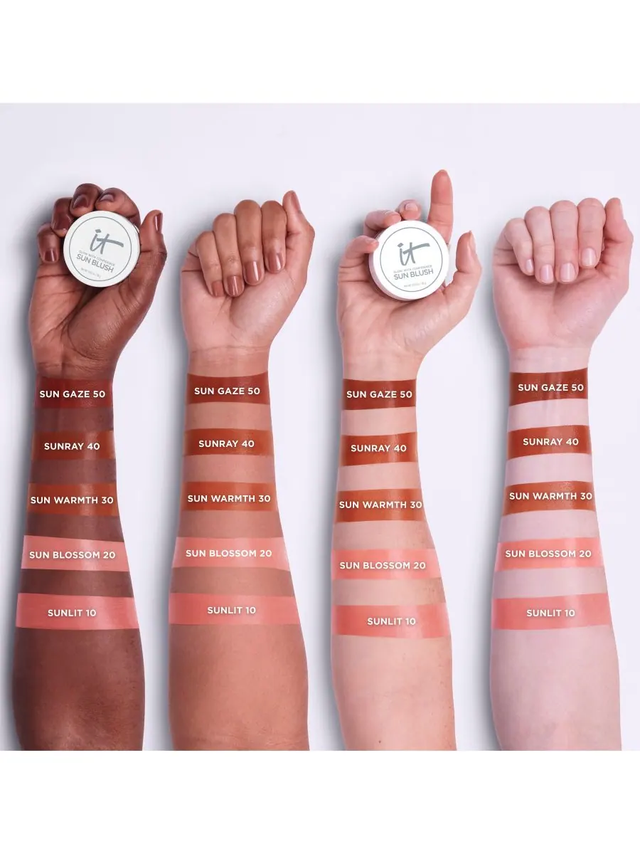 Солнцезащитные румяна Glow With Confidence IT Cosmetics, цвет sun blossom — изображение 5 из 10