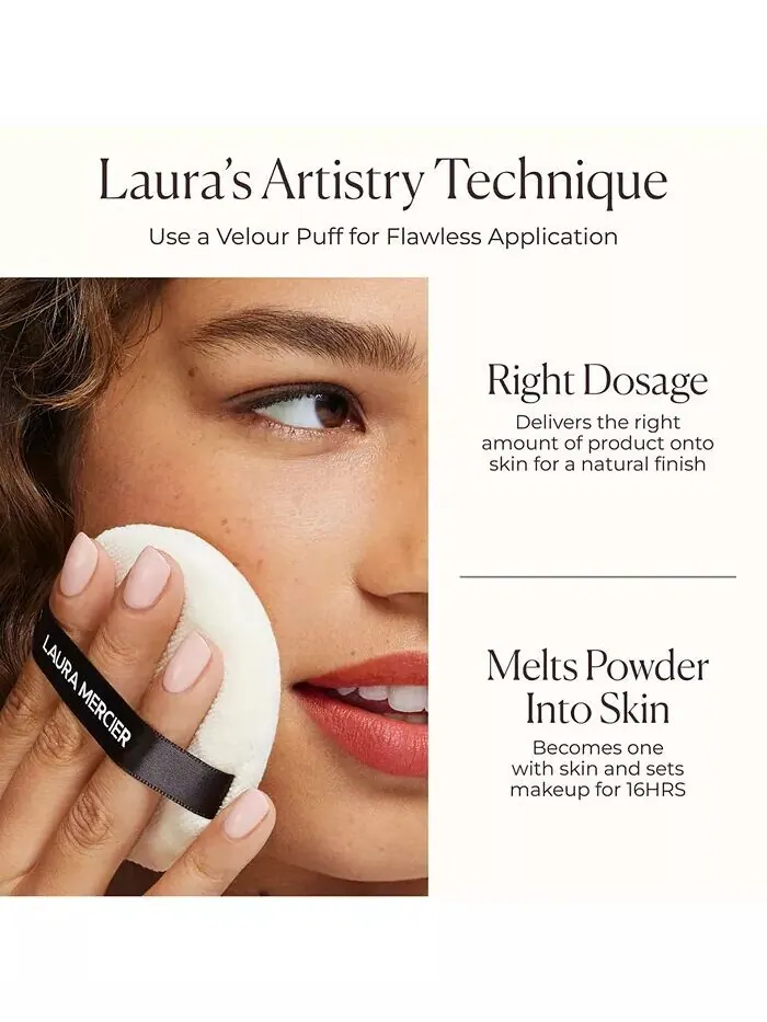 Полупрозрачная прессованная фиксирующая пудра Ultra-Blur Laura Mercier, цвет Translucent Medium Deep — изображение 9 из 10