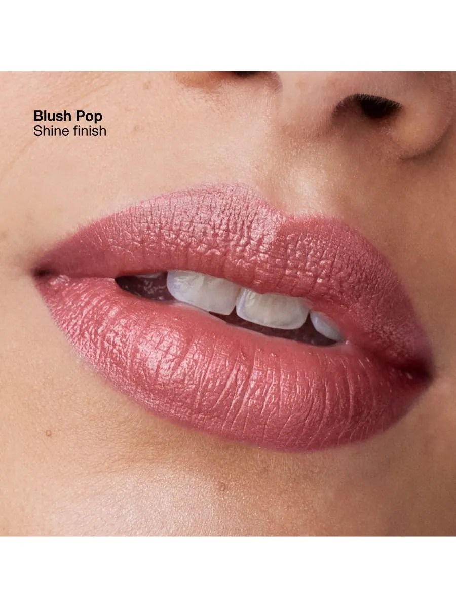 Помада Pop Longwear Shine, 0,14 унции Clinique, цвет blush pop — изображение 3 из 10